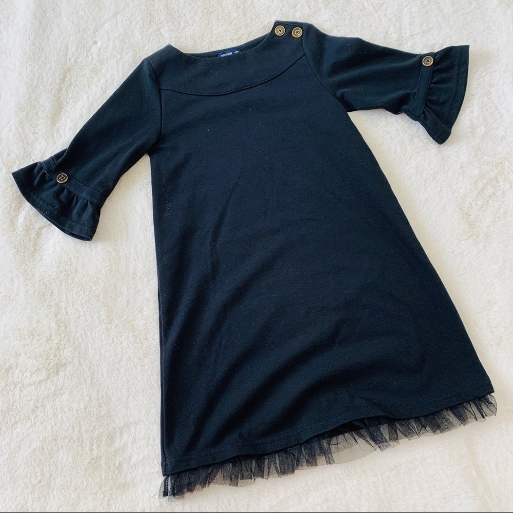 Baby Gap Solid Black 5T Dress